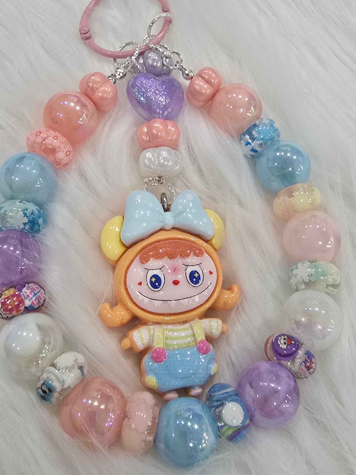 Pastel cute la bubu phone charm