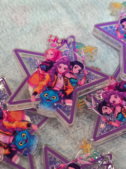 Huntrix Kpop Demon Hunter- Acrylic shaker Set of 5pcs