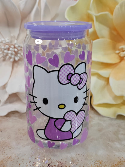 Purple Hello kitty - UV DTF wrap