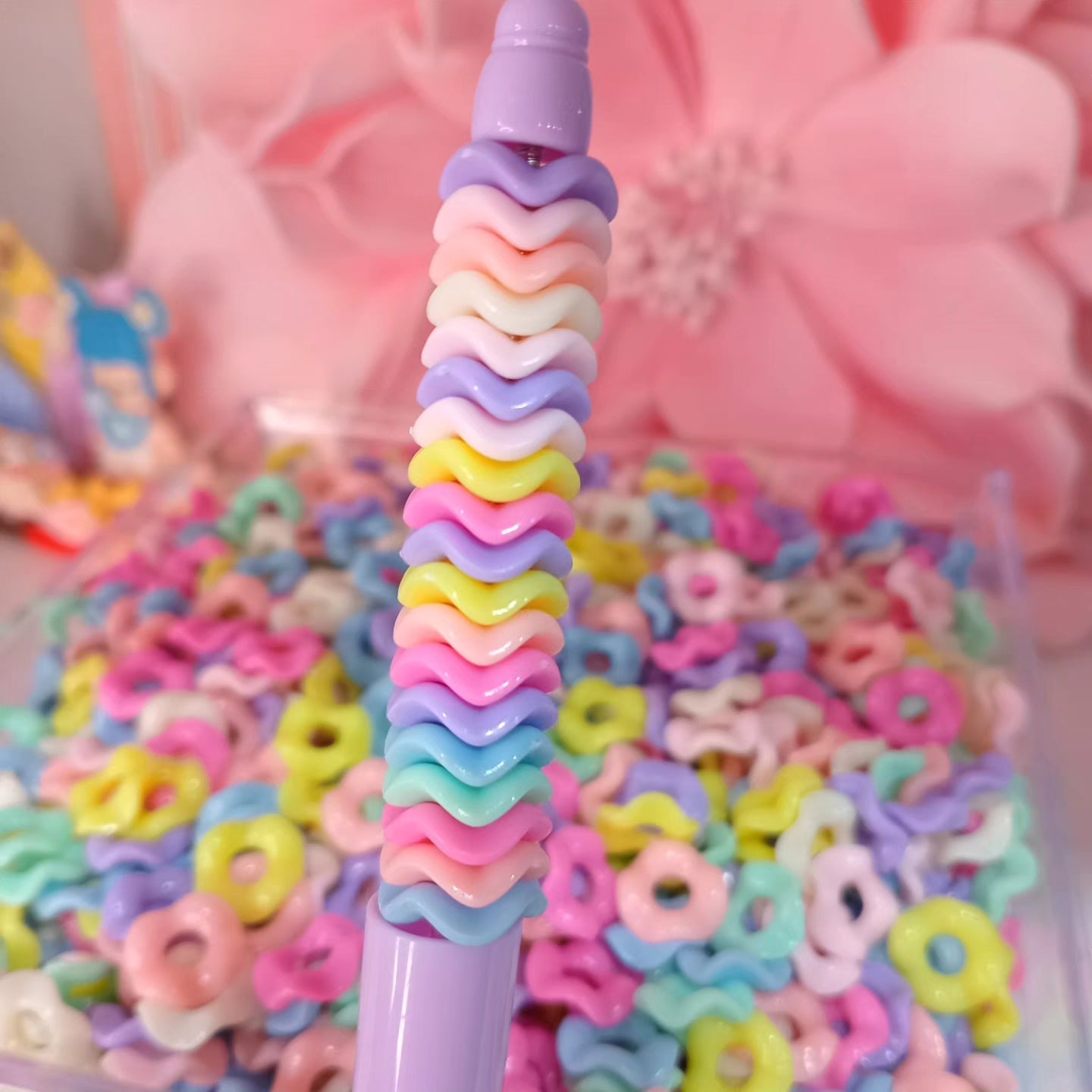 Candy color Spiral Spacer