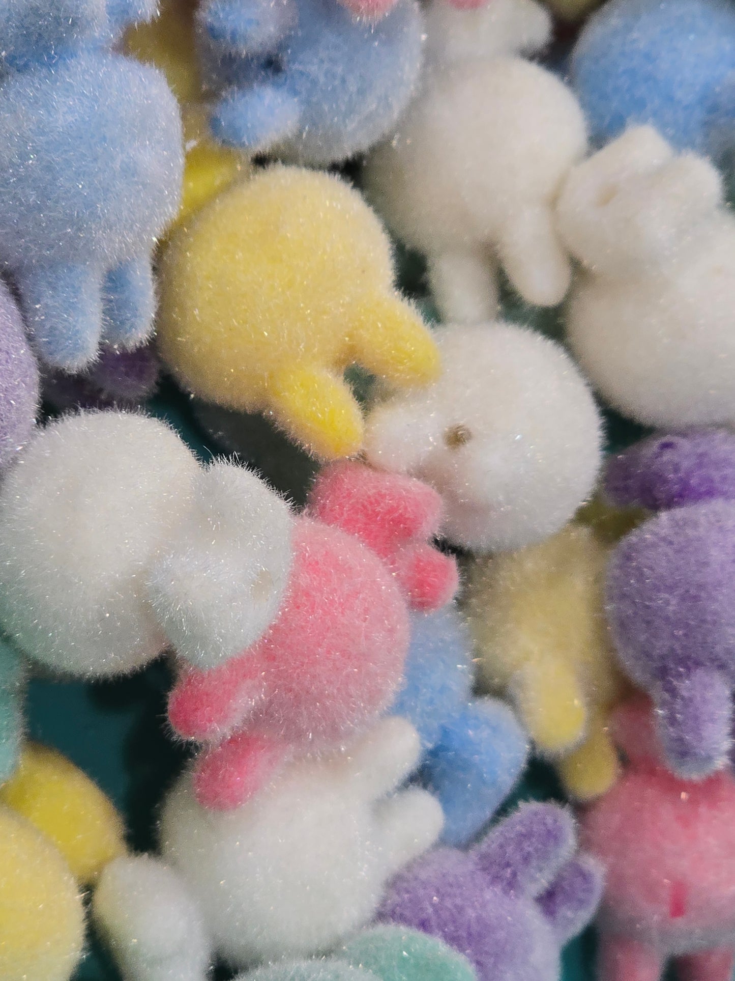 Fuzzy la bubu monster  beads 16mm