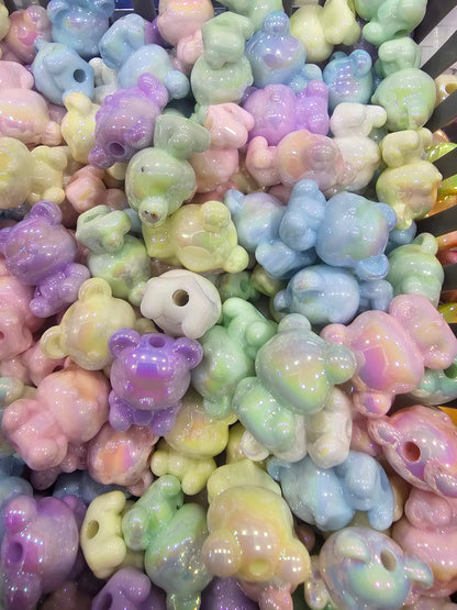 Luminous bear beads