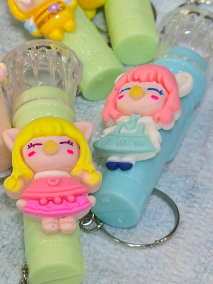 Popmart and Sansan set of 3 mini flashlight