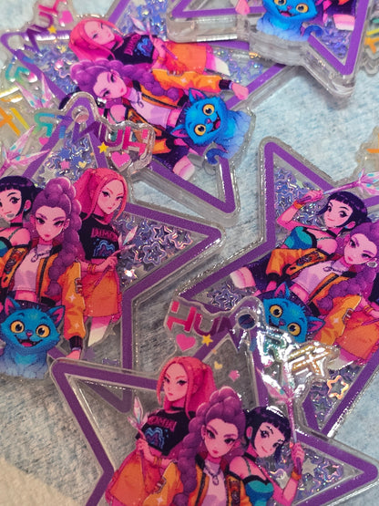 Huntrix Kpop Demon Hunter- Acrylic shaker Set of 5pcs