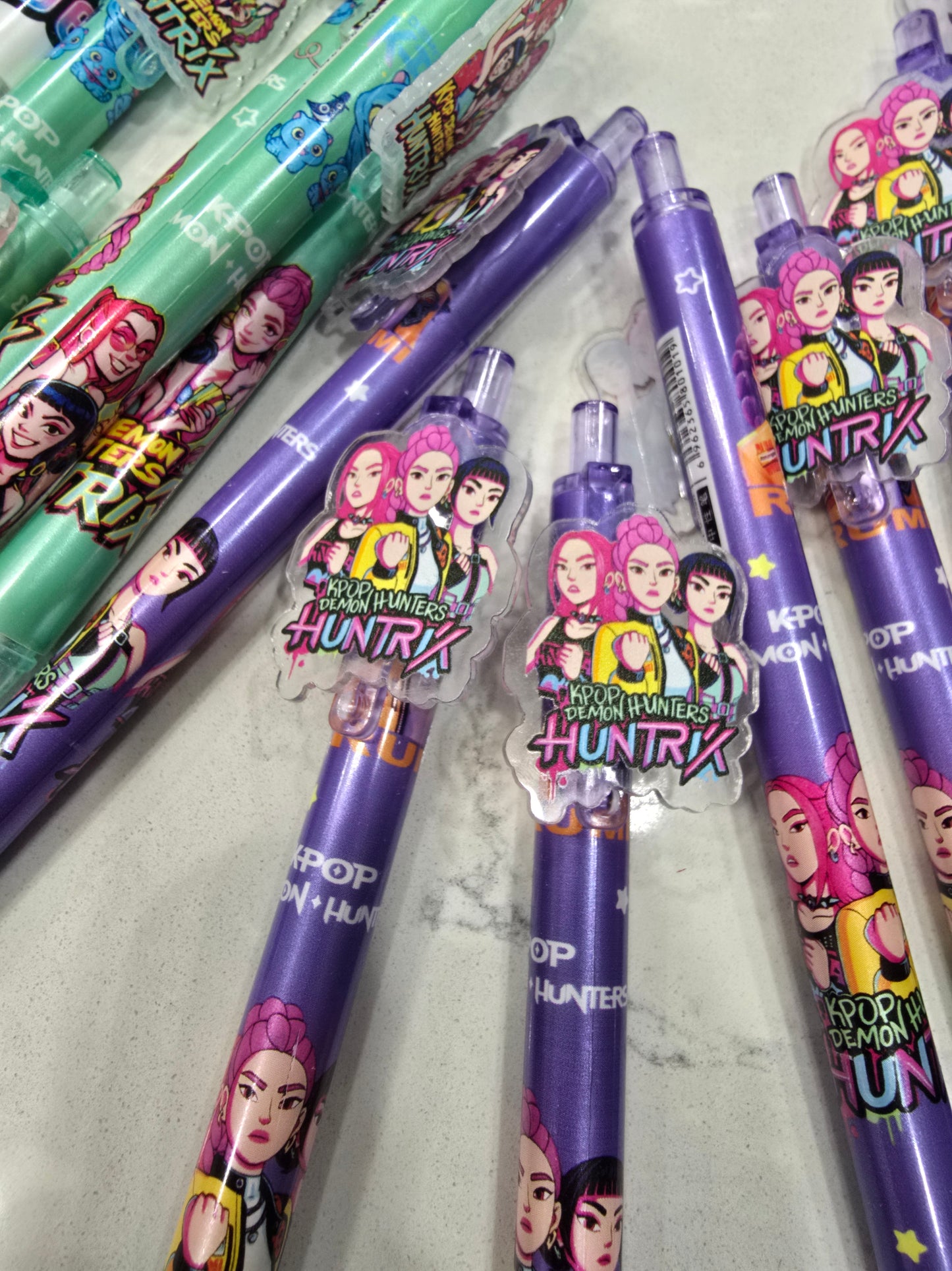 Kpop DeMon HunTer Huntix gel pen set 6pcs