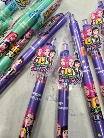 Kpop DeMon HunTer Huntix gel pen set 6pcs