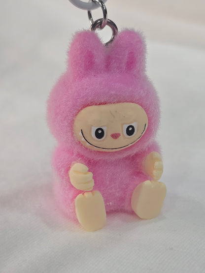 Labubu pink- 3D Charms Keychain