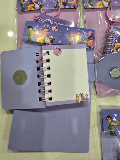 Kpop Notebook Keychain