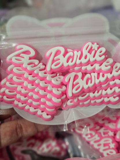 Barbie Pink- Soft Charms set of 12pcs