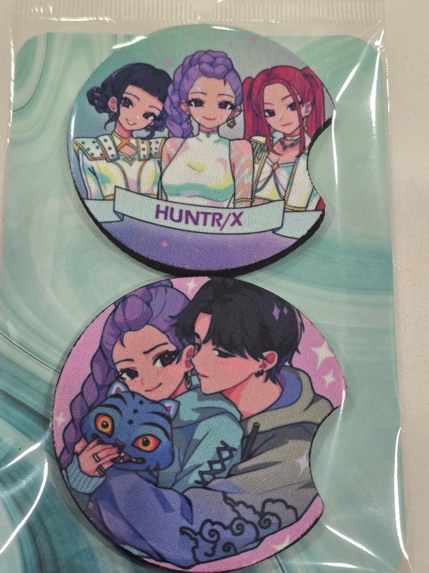 Car coaster set 2pcs