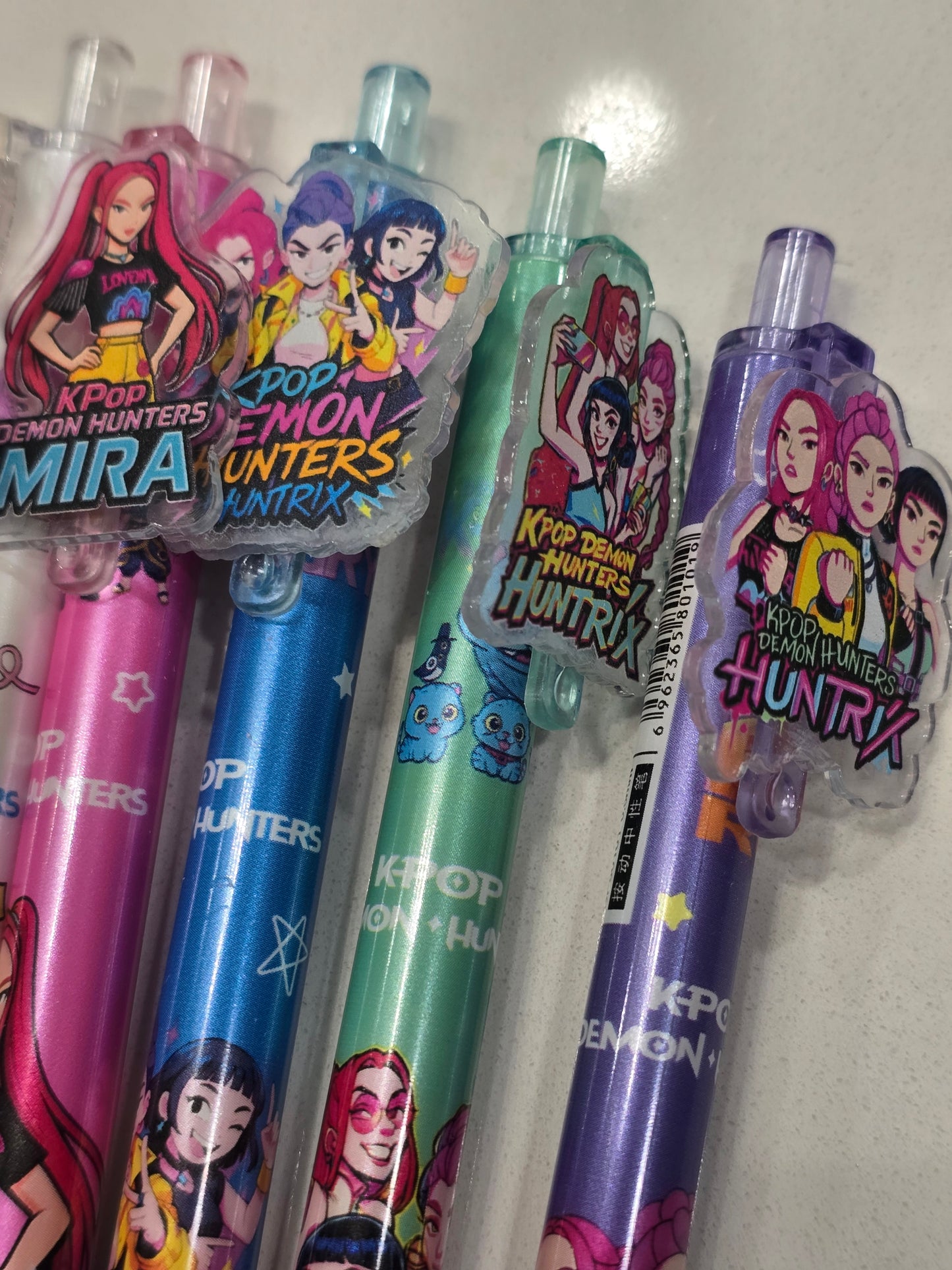 Kpop DeMon HunTer Huntix gel pen set 6pcs