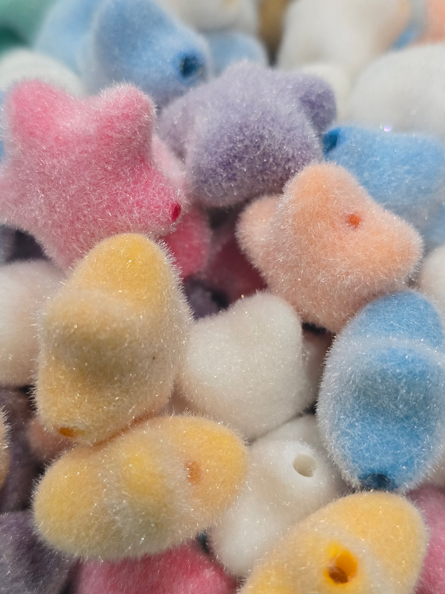 Fuzzy stars beads