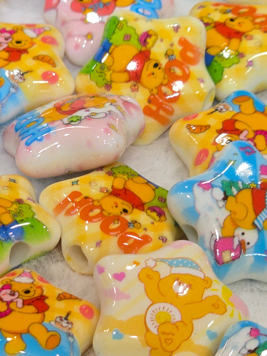 Pooh Bear -Mix beads