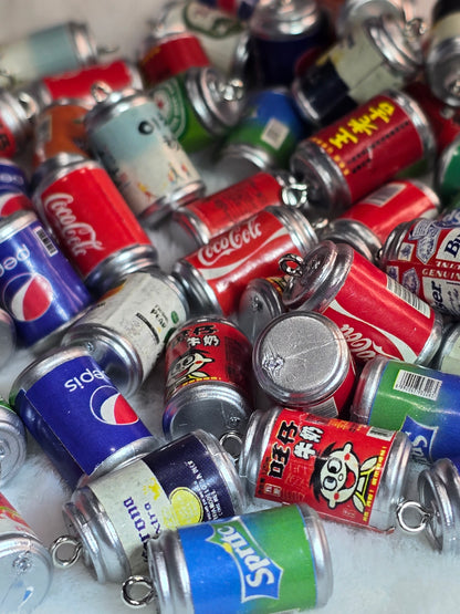 Soda pop resin charms with hook