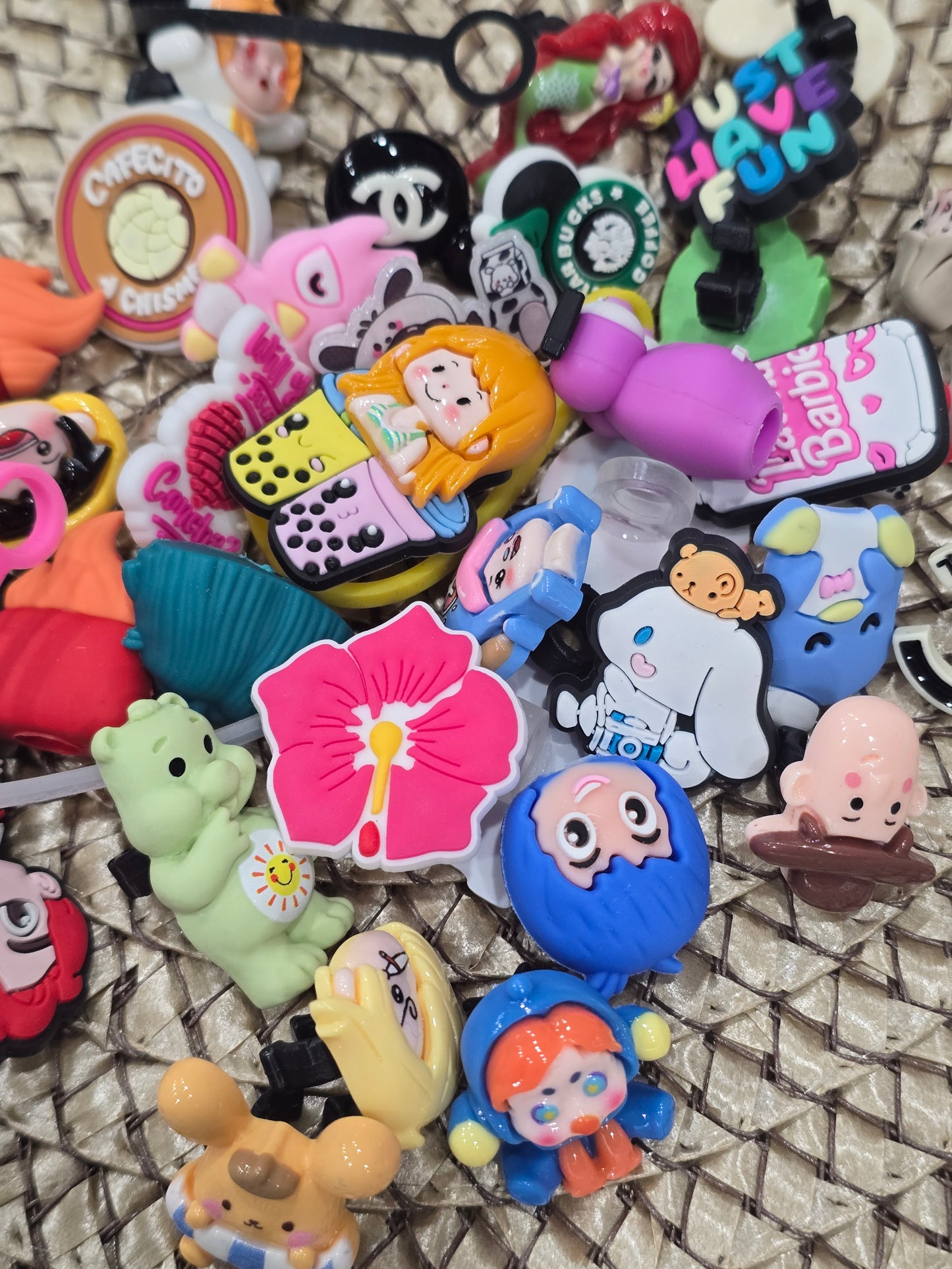 Pen/Straw Topper mix bundle - 40pcs