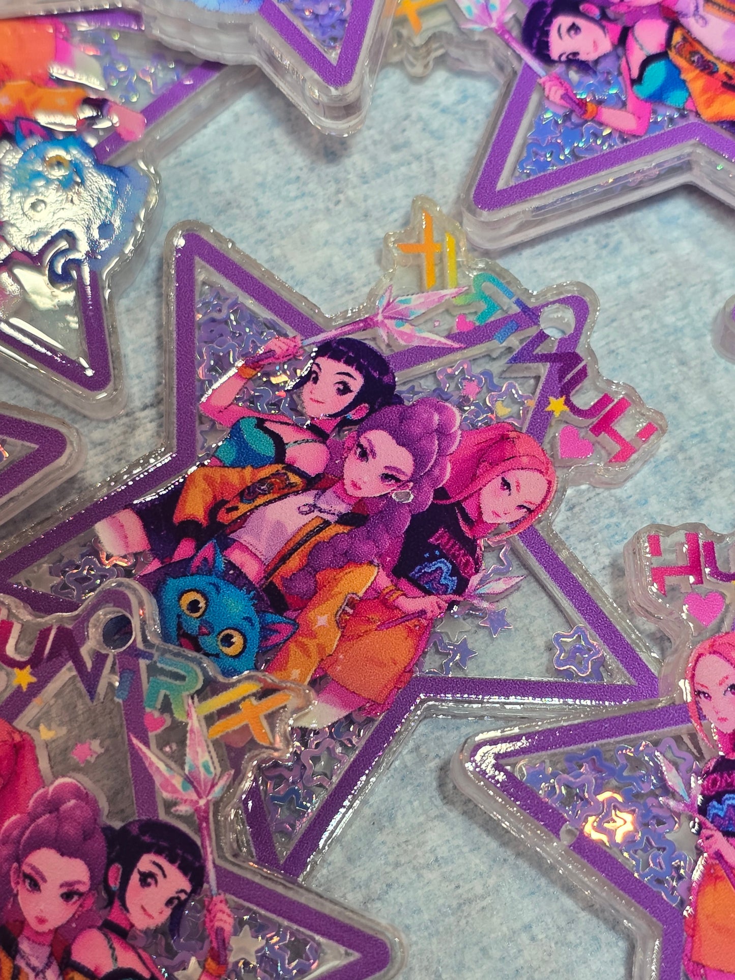 Huntrix Kpop Demon Hunter- Acrylic shaker Set of 5pcs