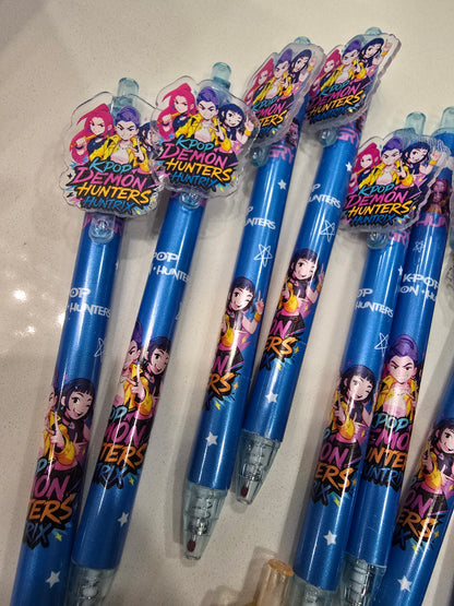 Kpop DeMon HunTer Huntix gel pen set 6pcs
