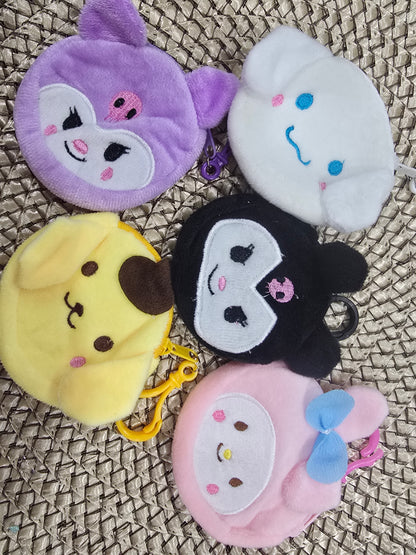 Plushie Wallet Sansan Set 5pcs