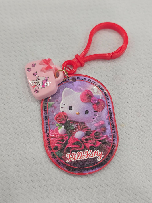HK Acrylic Keychains with charms