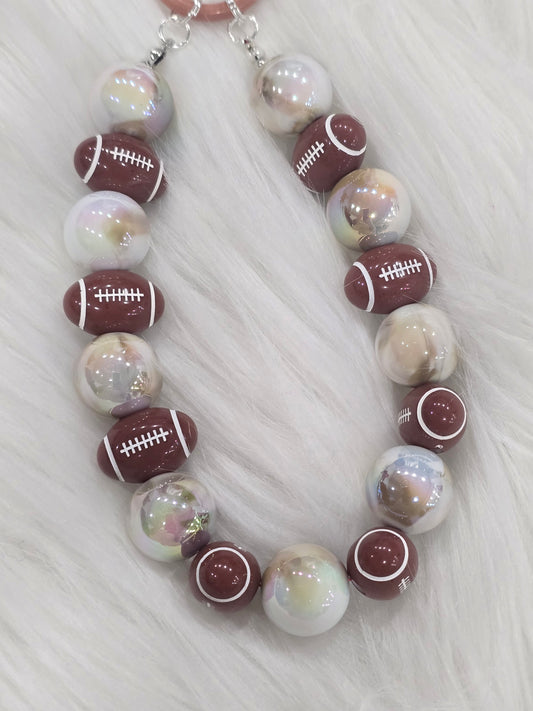 Foot ball phone charm