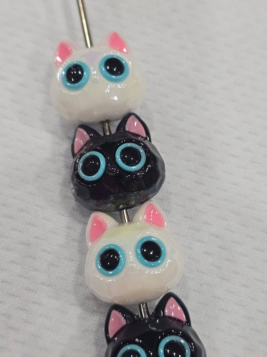 3D Cat beads 5pcs/pack