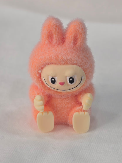 Labubu orange- 3D Charms Keychain