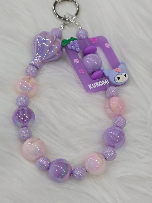 Purple Kuko frame Phone chain/charm