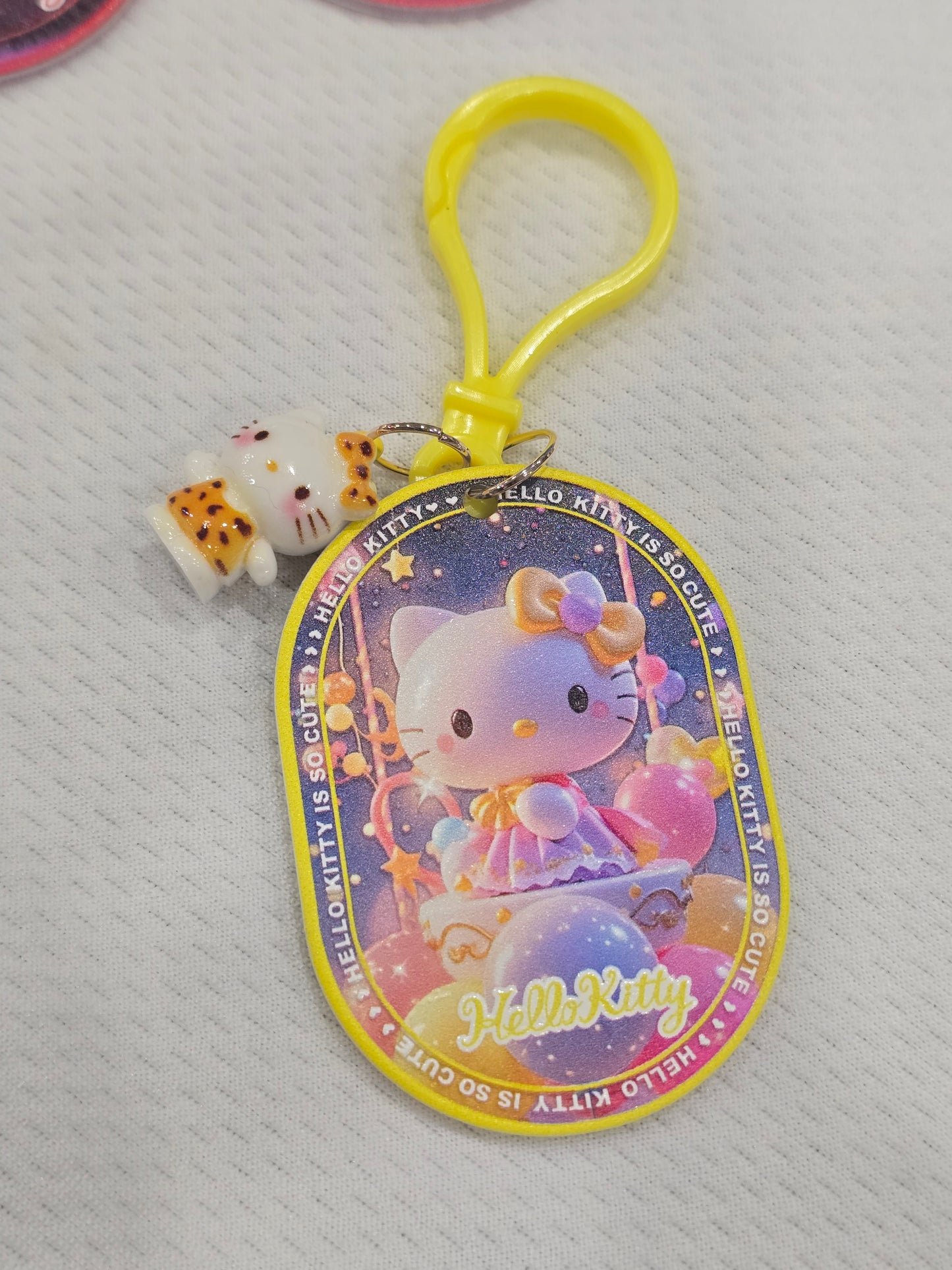 HK Acrylic Keychains with charms