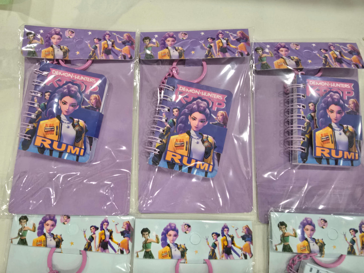 Kp0p Demon Hunter Huntrix Mini Notebook keychain