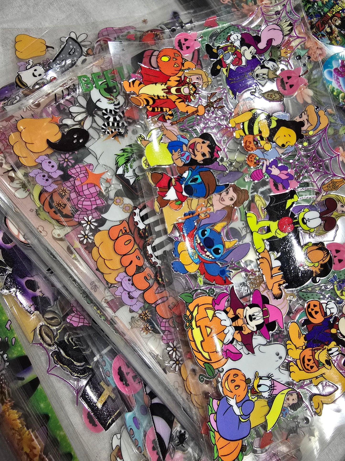 UV DTF wrap Halloween Design Mix no repeat