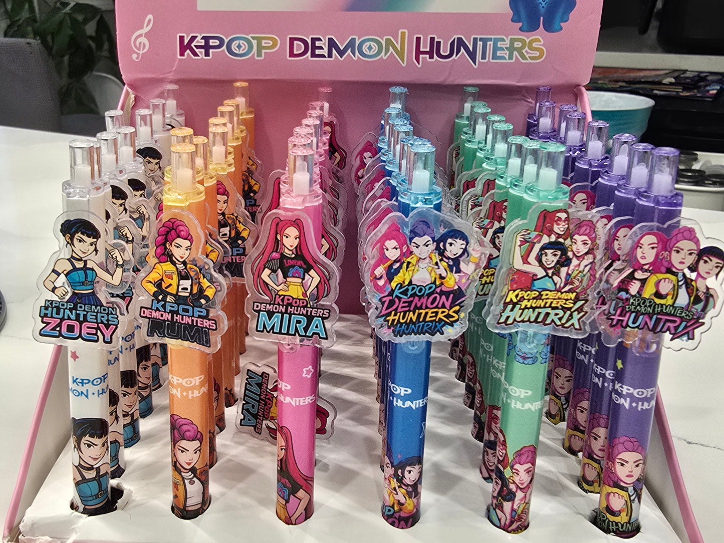 Kpop DeMon HunTer Huntix gel pen set 6pcs