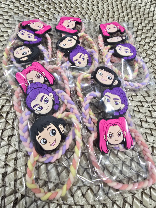 Kpop Dmon Hnter Scruchies Set