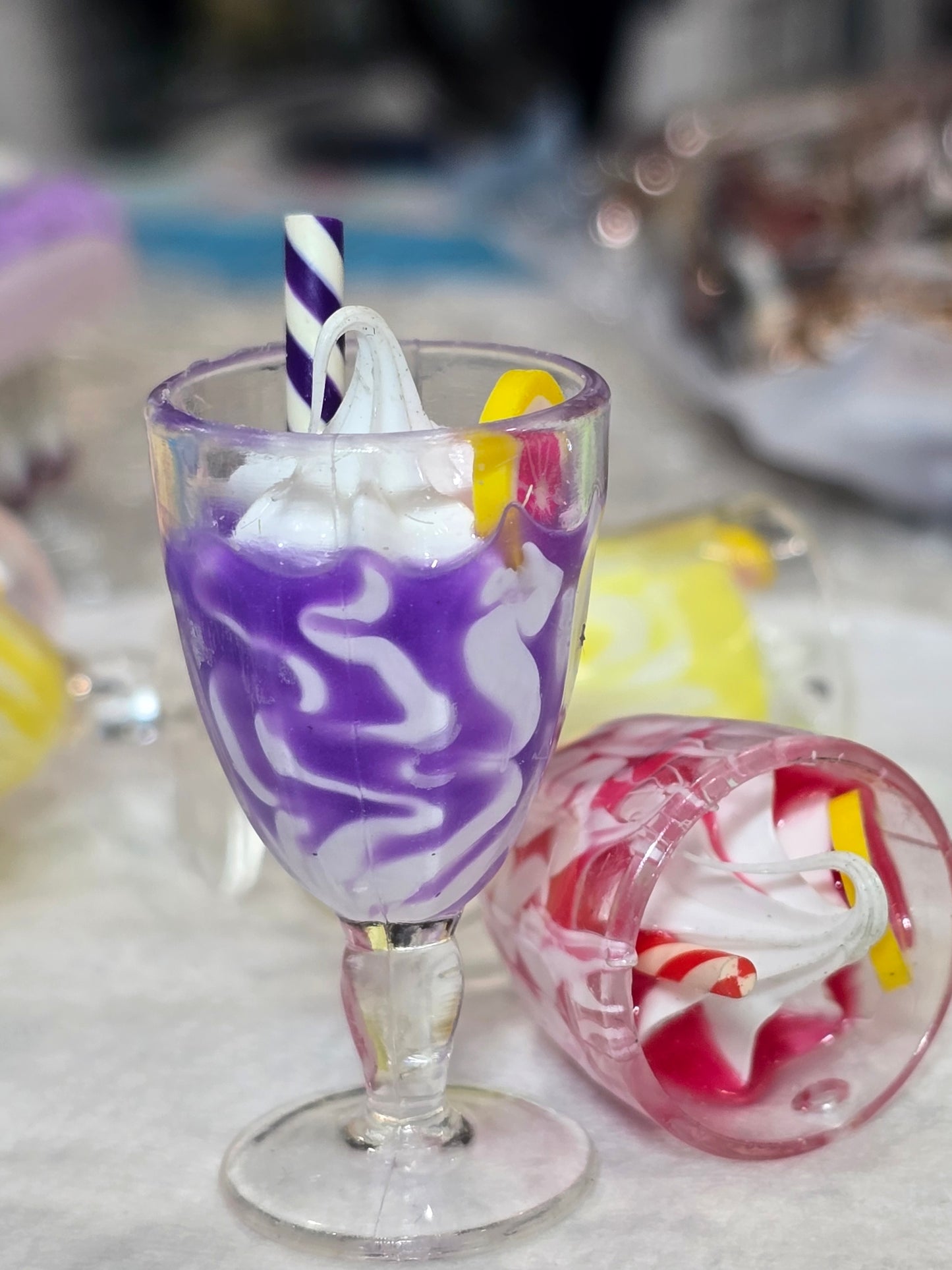 3D Summer Frappe Drinks Charms