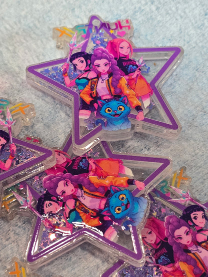 Huntrix Kpop Demon Hunter- Acrylic shaker Set of 5pcs