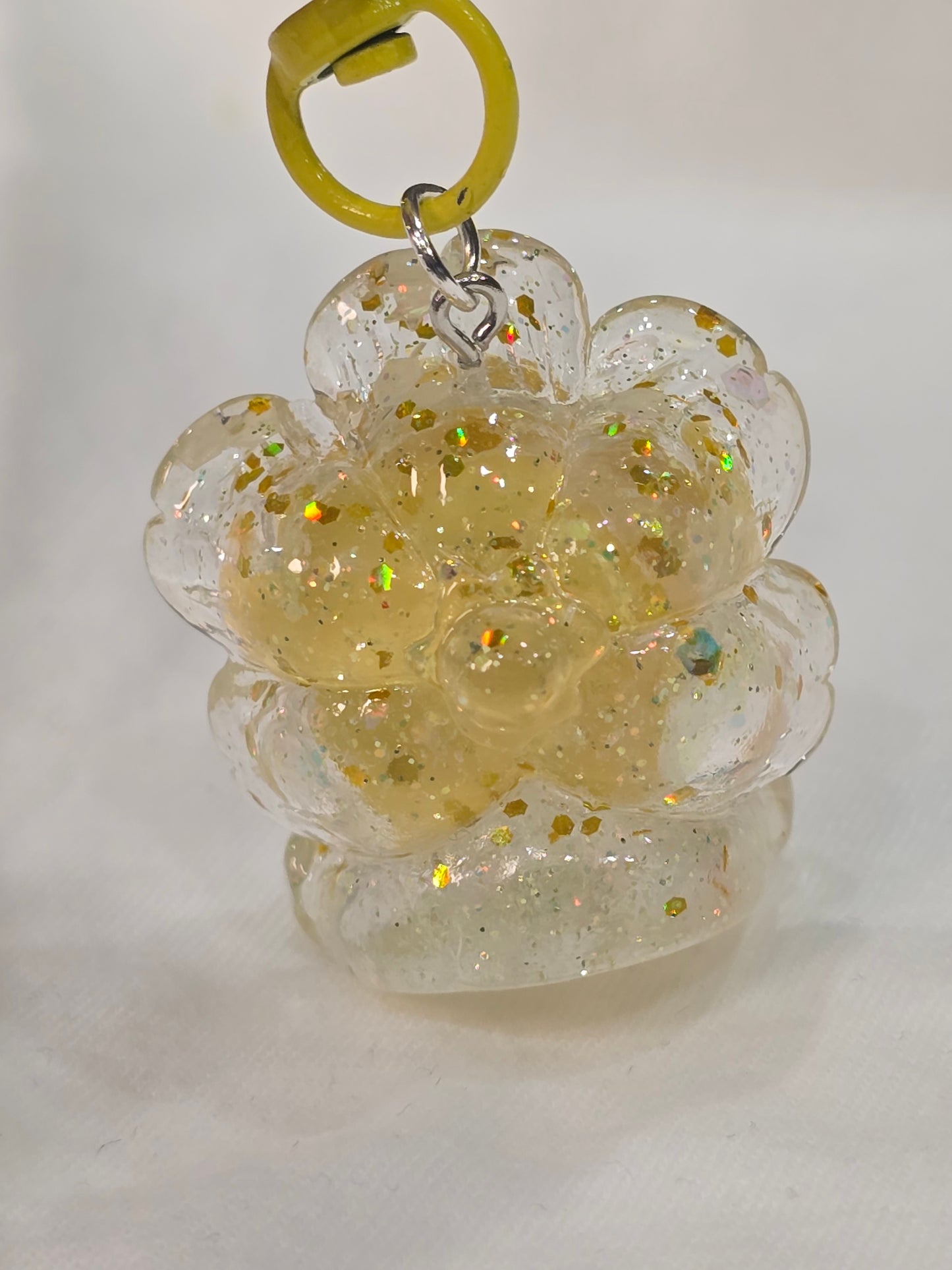 SP Flower yellow - 3D Charms Keychain