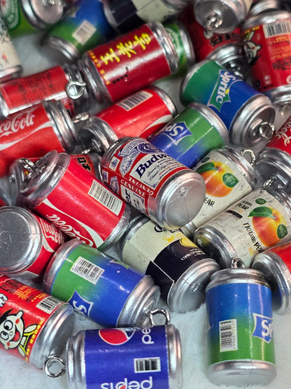 Soda pop resin charms with hook