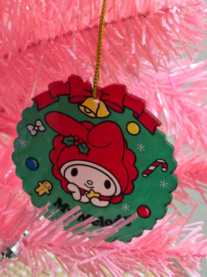 San san Christmas Acrylic Ornaments set