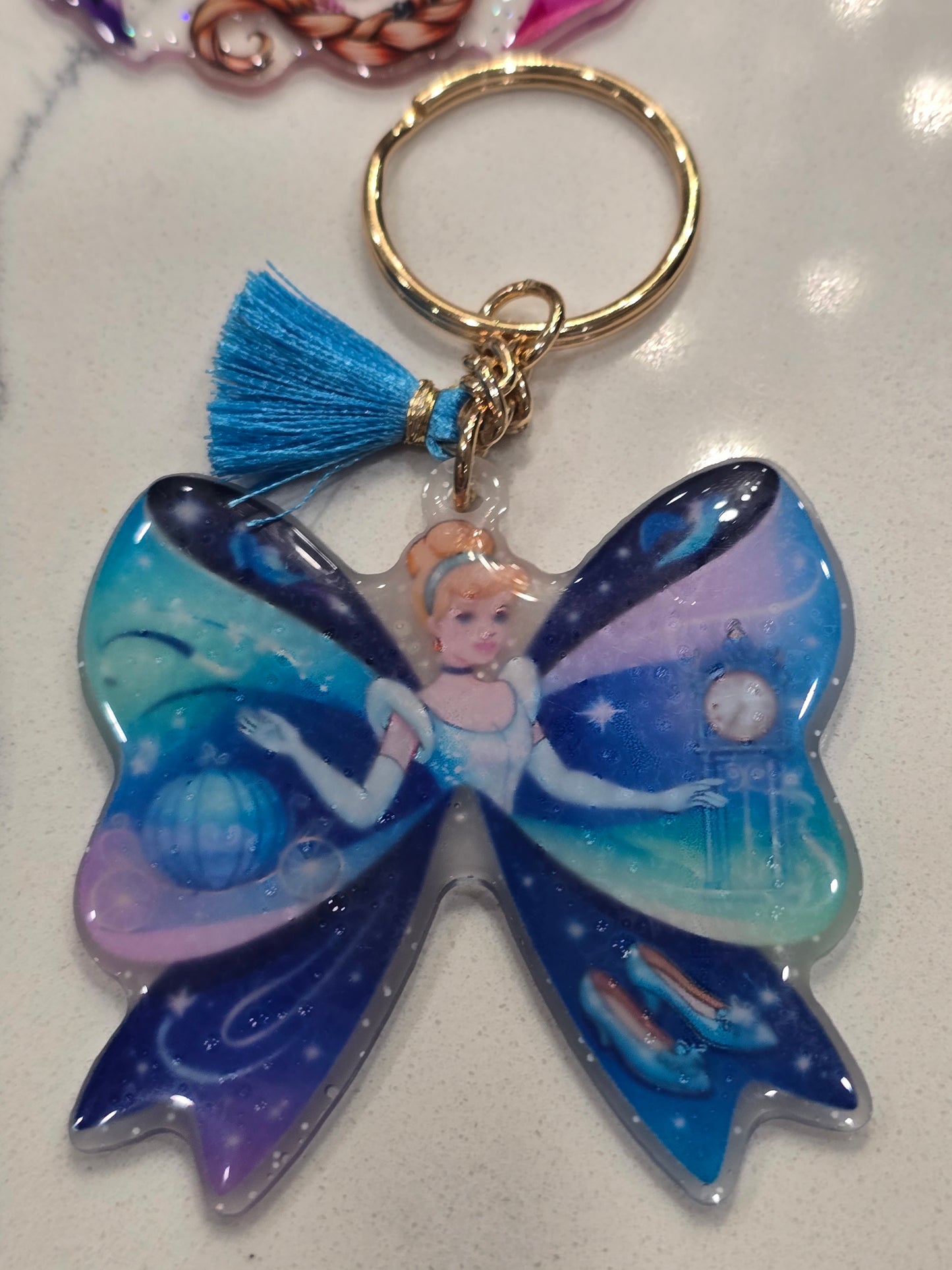 Cindy- Acrylic laser cut keychain