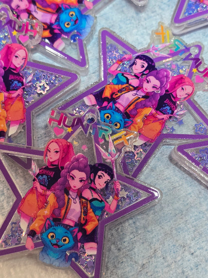 Huntrix Kpop Demon Hunter- Acrylic shaker Set of 5pcs