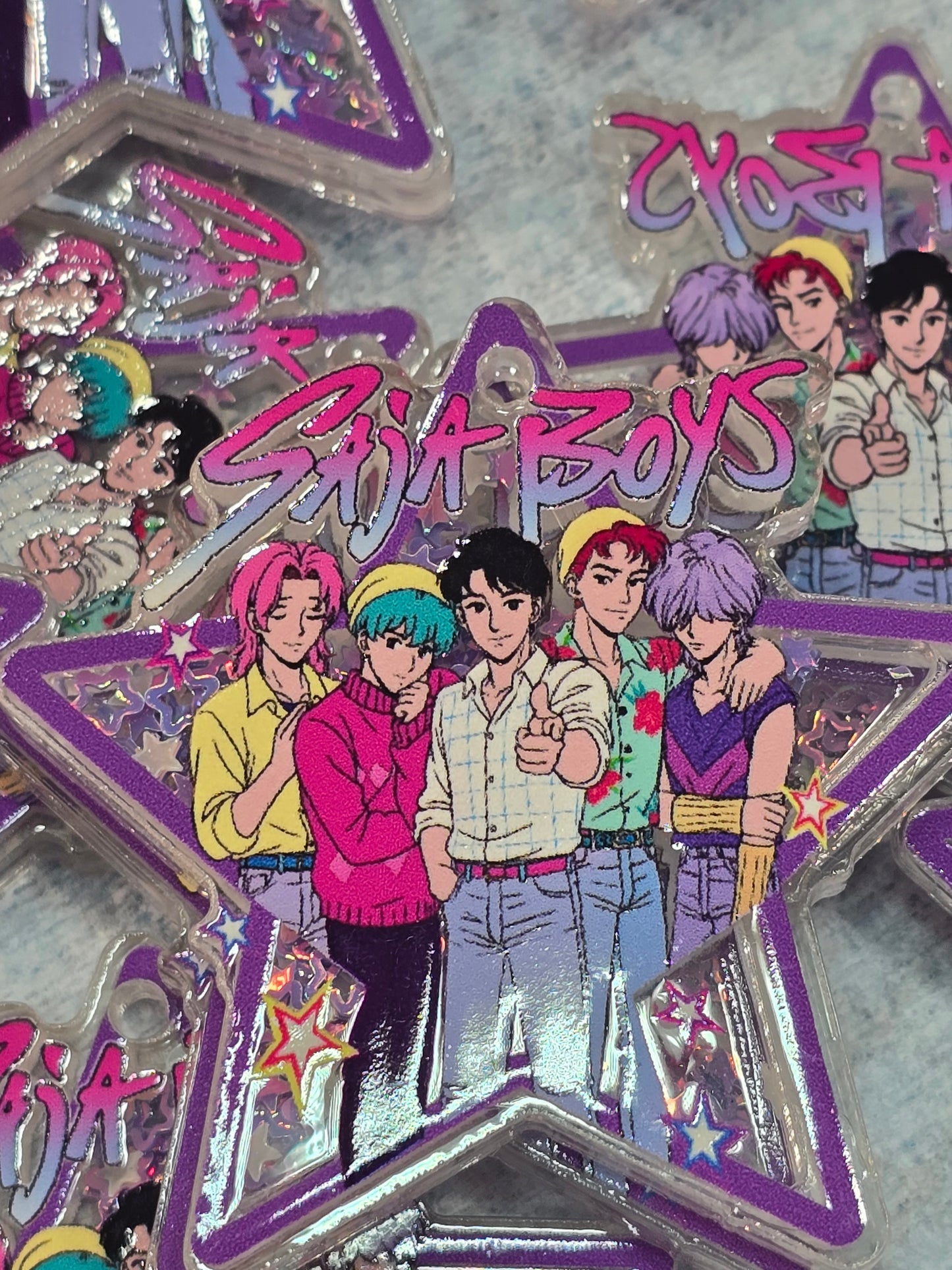 Saja Boys Kpop Demon Hunter- Acrylic shaker Set of 5pcs