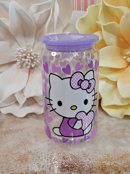 Purple Hello kitty - UV DTF wrap