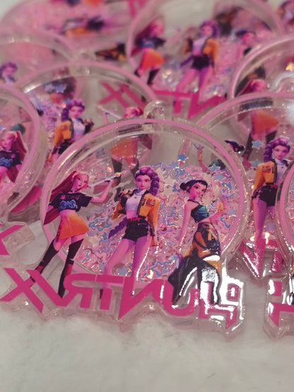 KPDH- Huntrix pink  Acrylic Shaker