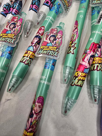 Kpop DeMon HunTer Huntix gel pen set 6pcs