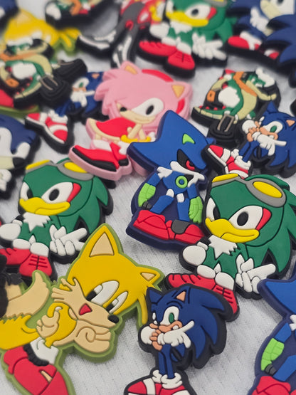 Sonic Croc Charms-  $7/10pcs