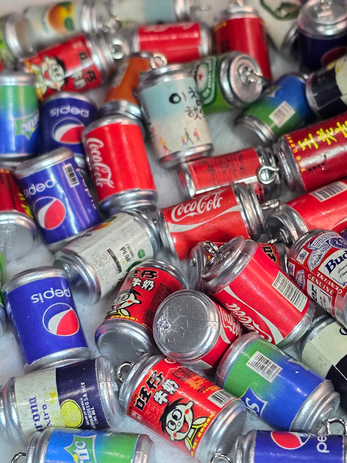 Soda pop resin charms with hook