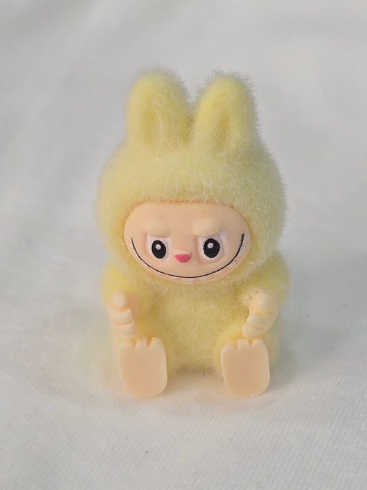 Labubu yellow- 3D Charms Keychain