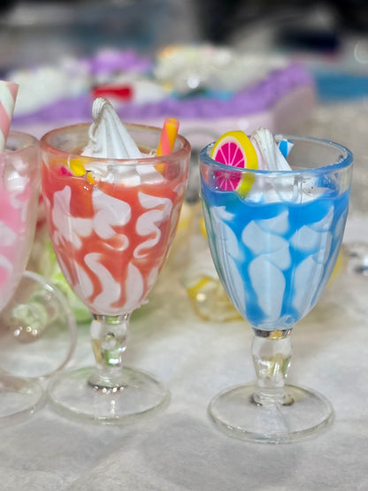 3D Summer Frappe Drinks Charms
