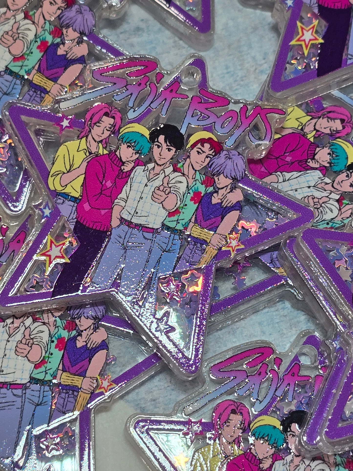 Saja Boys Kpop Demon Hunter- Acrylic shaker Set of 5pcs