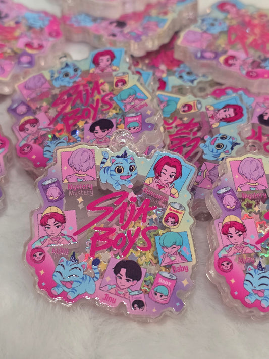 KPDH- Saja boys with cat  Acrylic Shaker