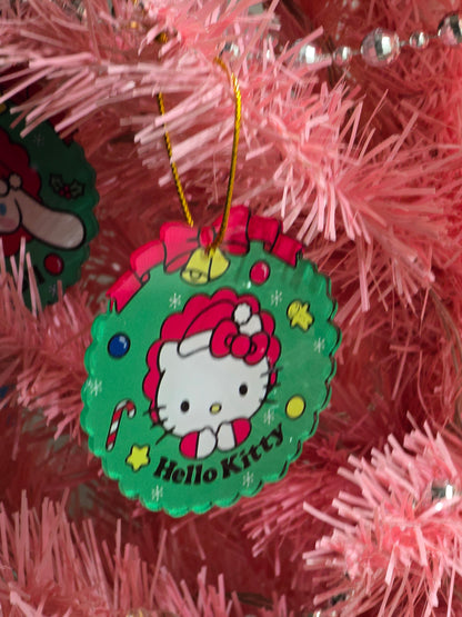 San san Christmas Acrylic Ornaments set